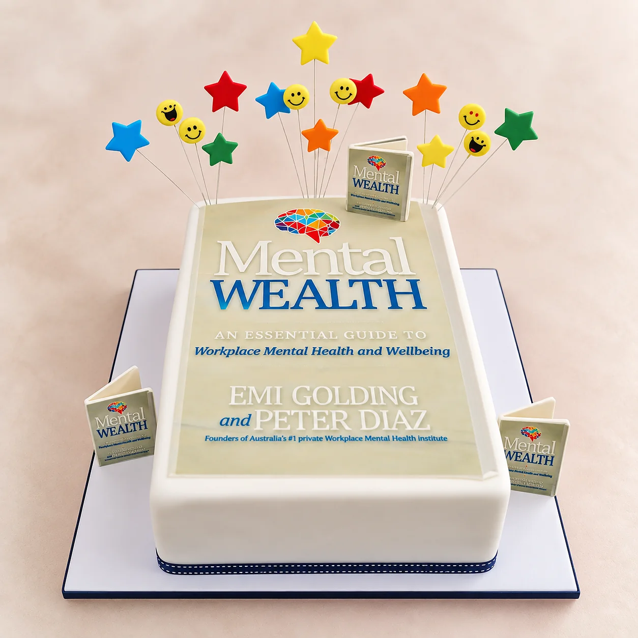 Mental Wealth branded cake
