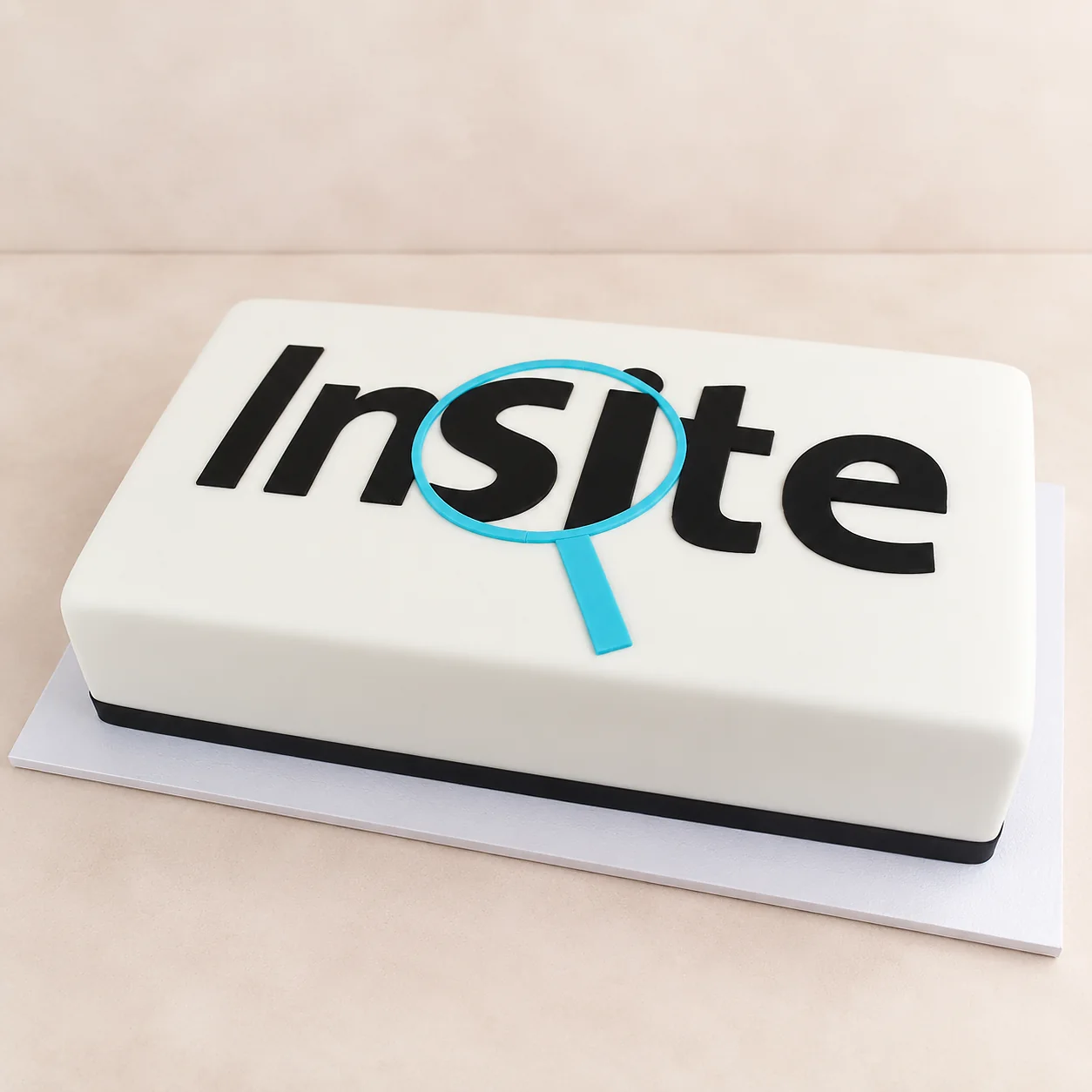 Insite branded cake