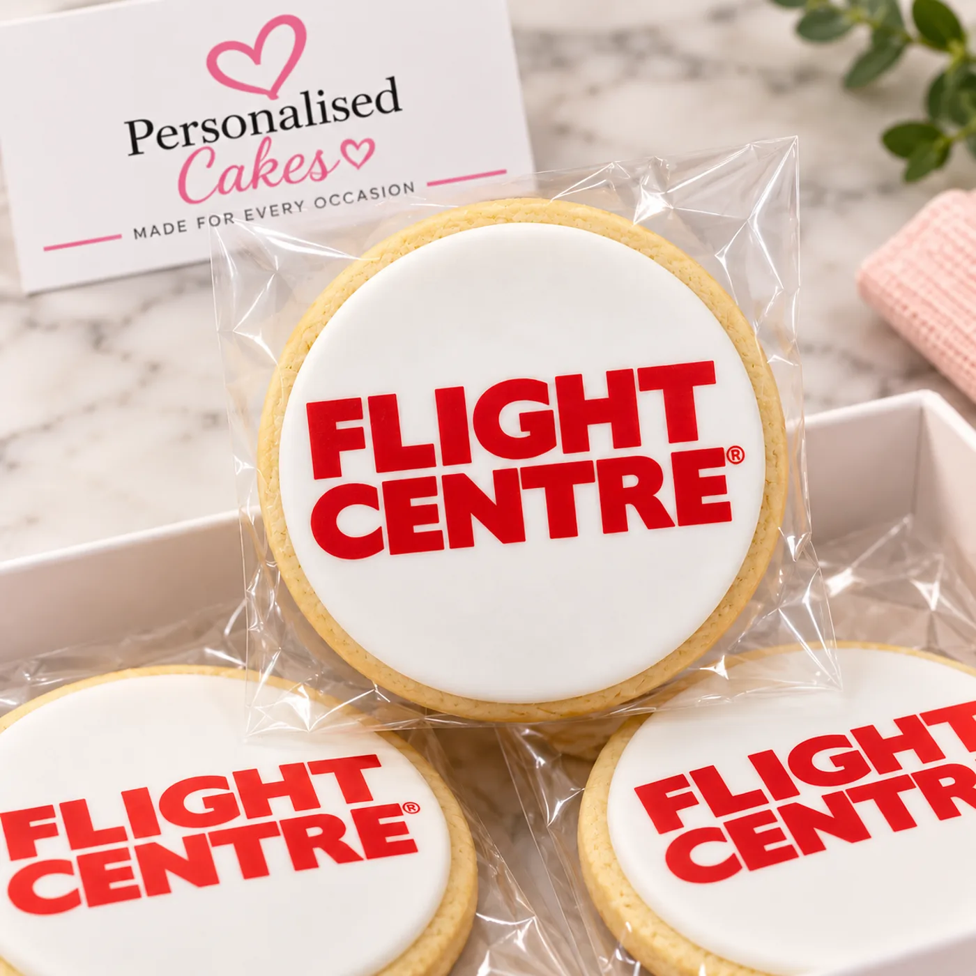 Flight Centre logo cookies