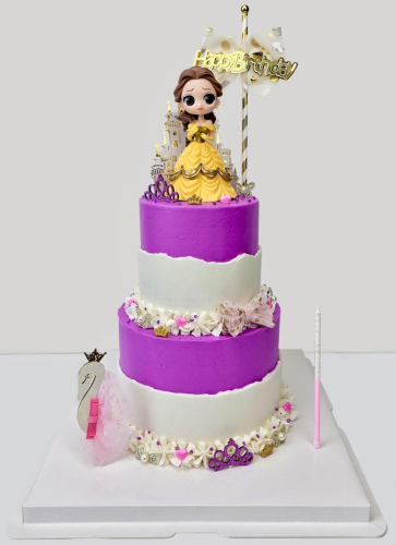 Belle Disney Princess Cake