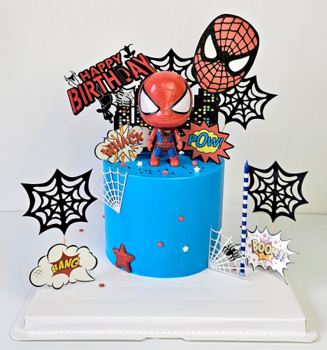 Spiderman Birthday Cake