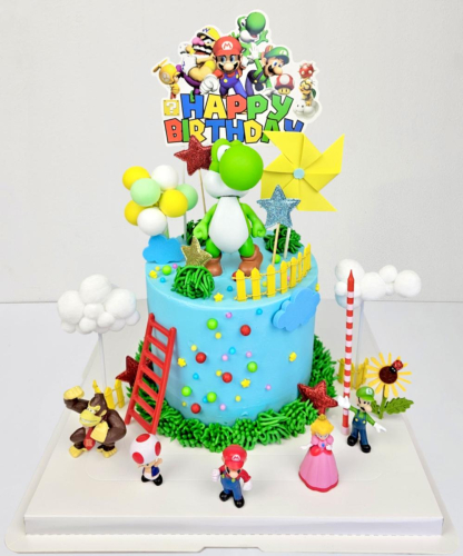 Supermario Birthday Cake