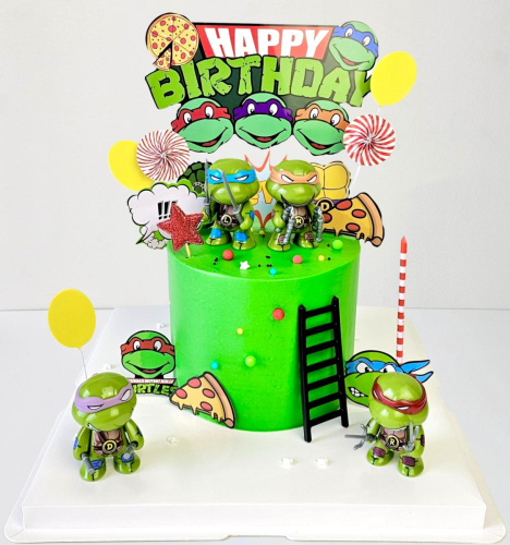 TMNT birthday cake